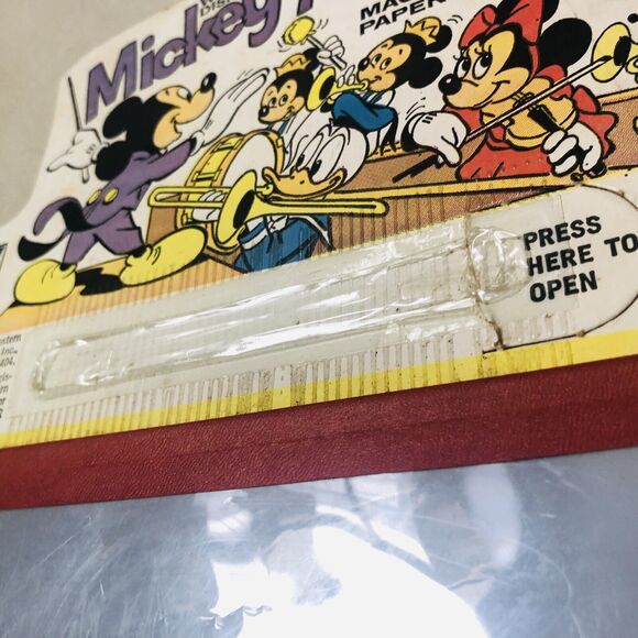Vintage 1970s Whitman Mickey Mouse Magic Slate Toy Walt Disney Conductor Band - Picture 5 of 10